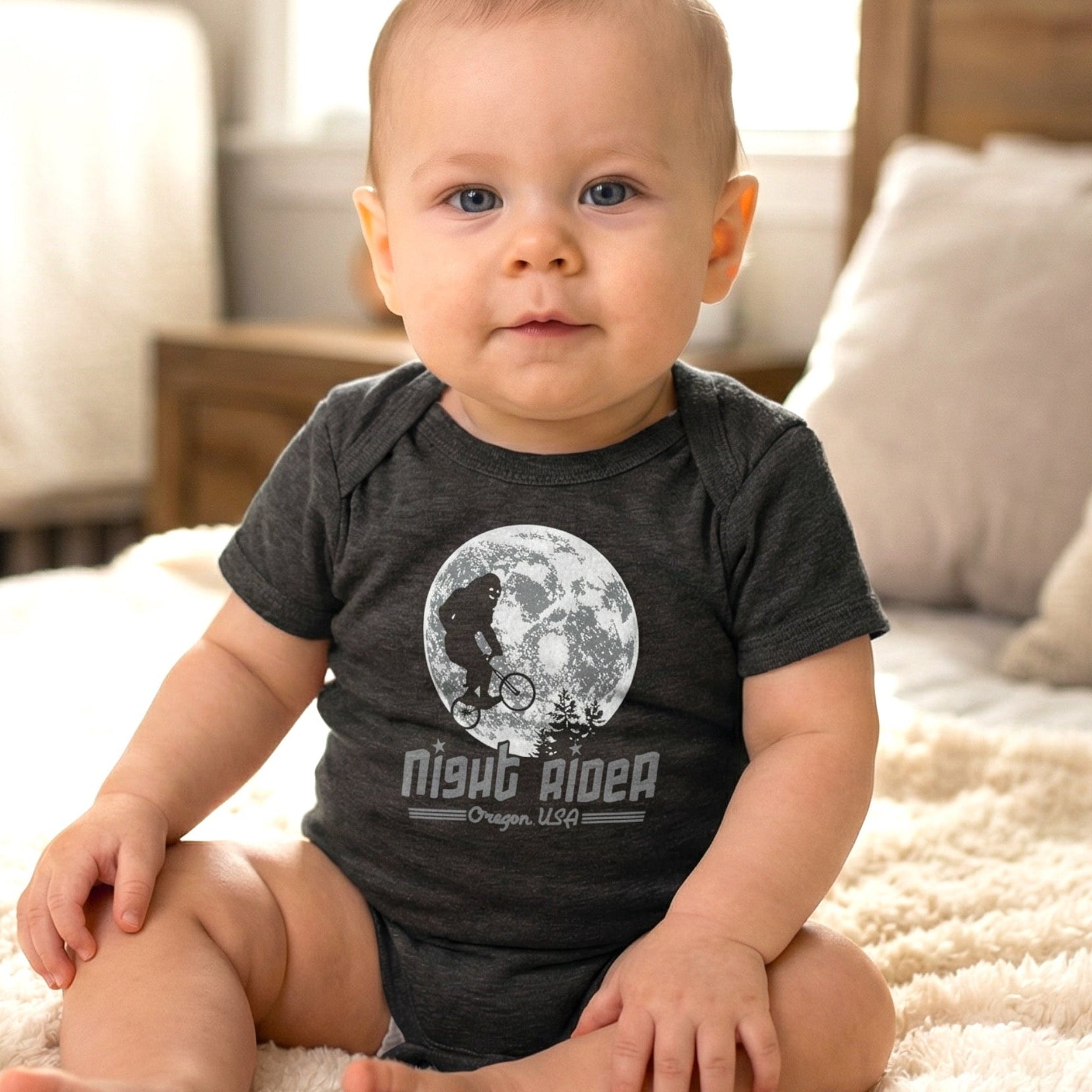 Night Rider Oregon Bigfoot | Infant Bodysuit