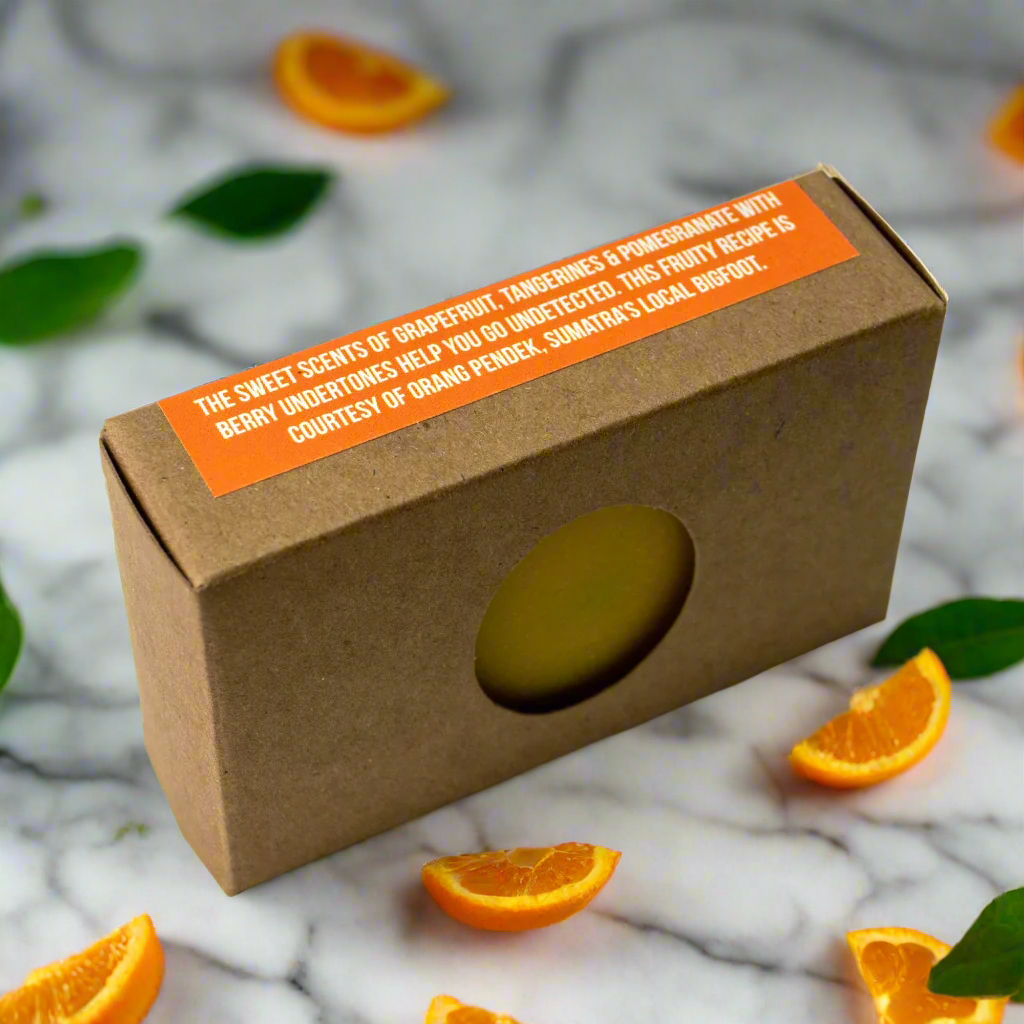 Orang Pendek’s Tangerine Grapefruit | Natural Bigfoot Soap