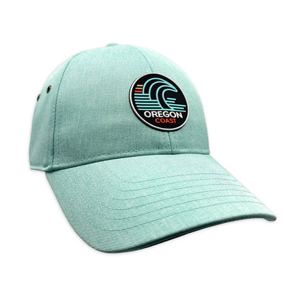 Oregon Coast Surf Ocean Waves | Curved Bill Baseball Hat