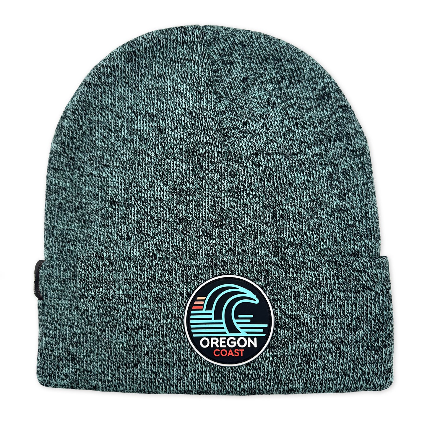 Oregon Coast Surf Ocean Waves | PVC Patch Beanie