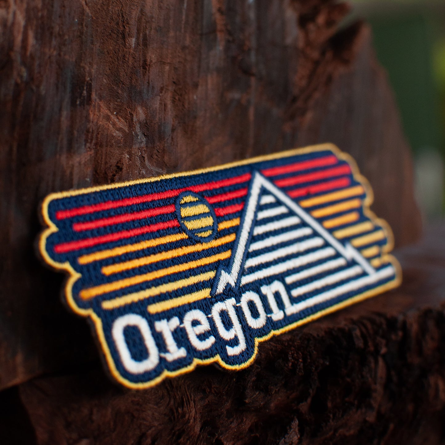 Oregon Horizons | Iron-on Embroidered Patch