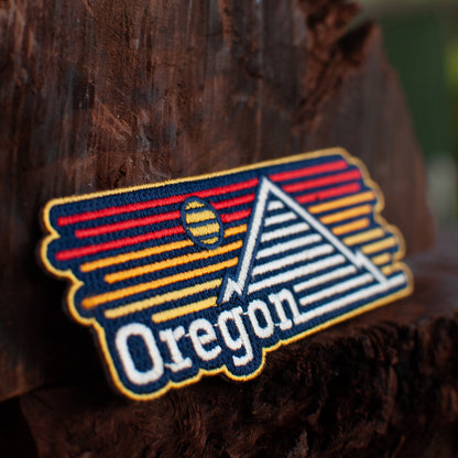 Oregon Horizons | Iron-on Embroidered Patch