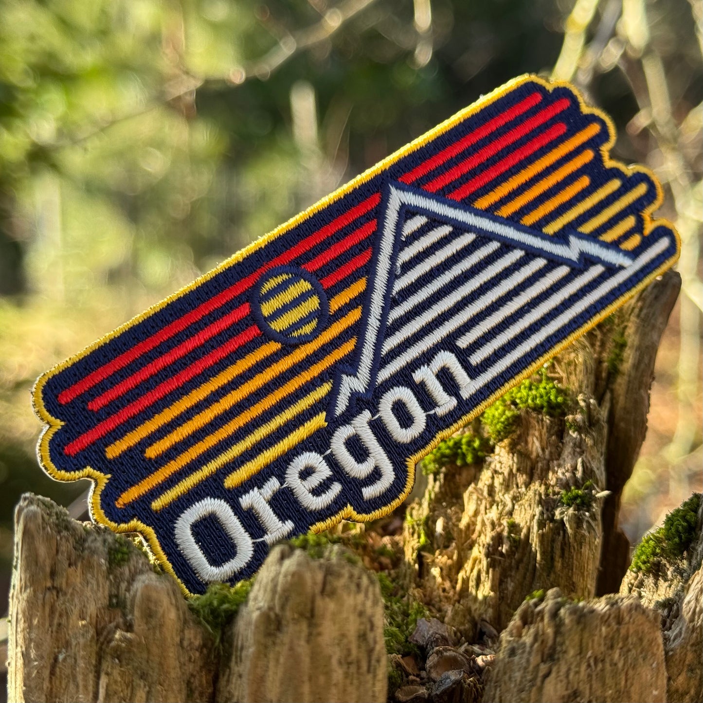 Oregon Horizons | Iron-on Embroidered Patch