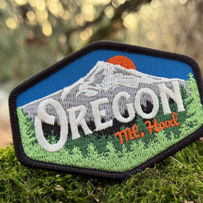 Oregon Mt Hood Vintage | Iron-on Embroidered Patch