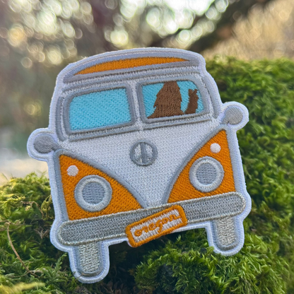 Oregon Peace Bigfoot VW Van | Iron-on Embroidered Patch