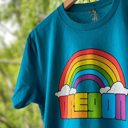 Oregon Dreaming Rainbow Adult T-Shirt