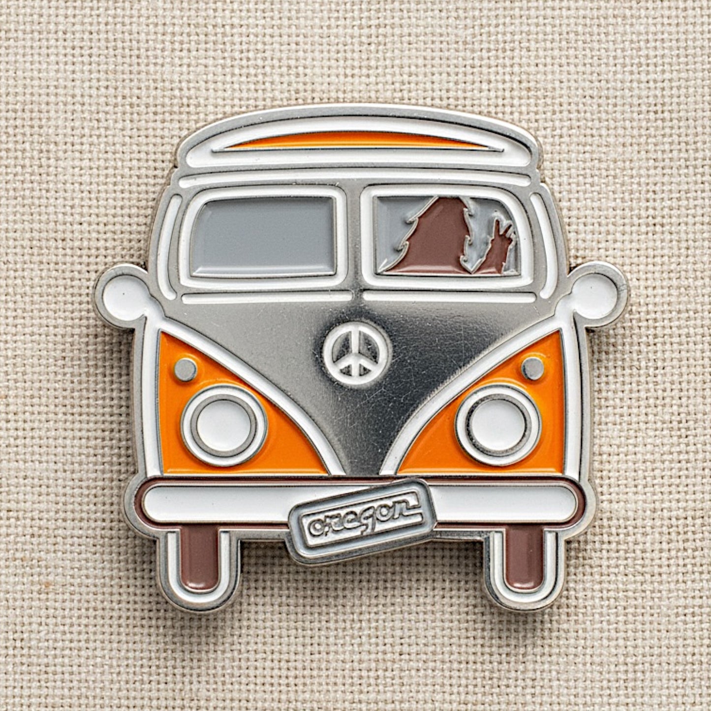 Oregon Peace Bigfoot VW Van | Enamel Lapel Pin