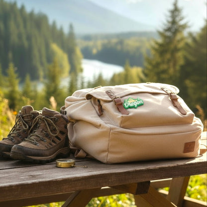 Oregon Cascades Retro | Enamel Lapel Pin