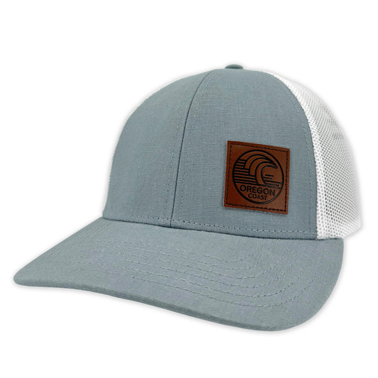 Oregon Coast Surf Curved bill snapback hat