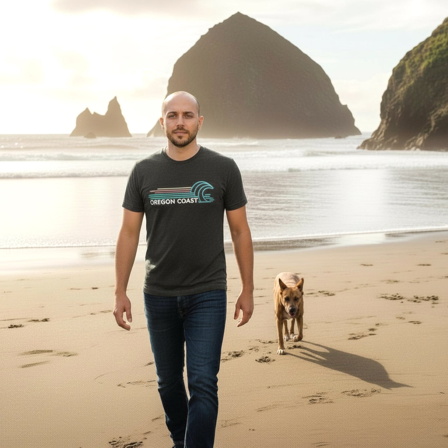Oregon Coast Surf Ocean Waves | Adult T-Shirt