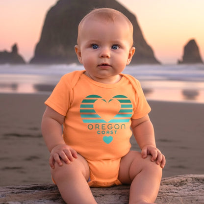 Oregon Coast WaveHeart | Infant Bodysuit