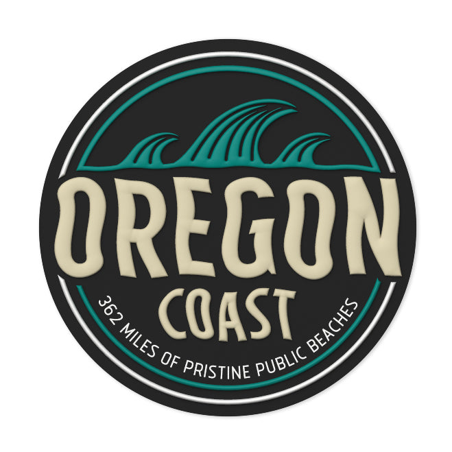 Oregon Coast Waves | PVC Refrigerator Magnet