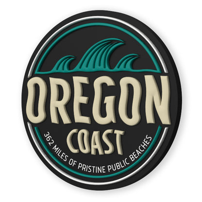Oregon Coast Waves | PVC Refrigerator Magnet