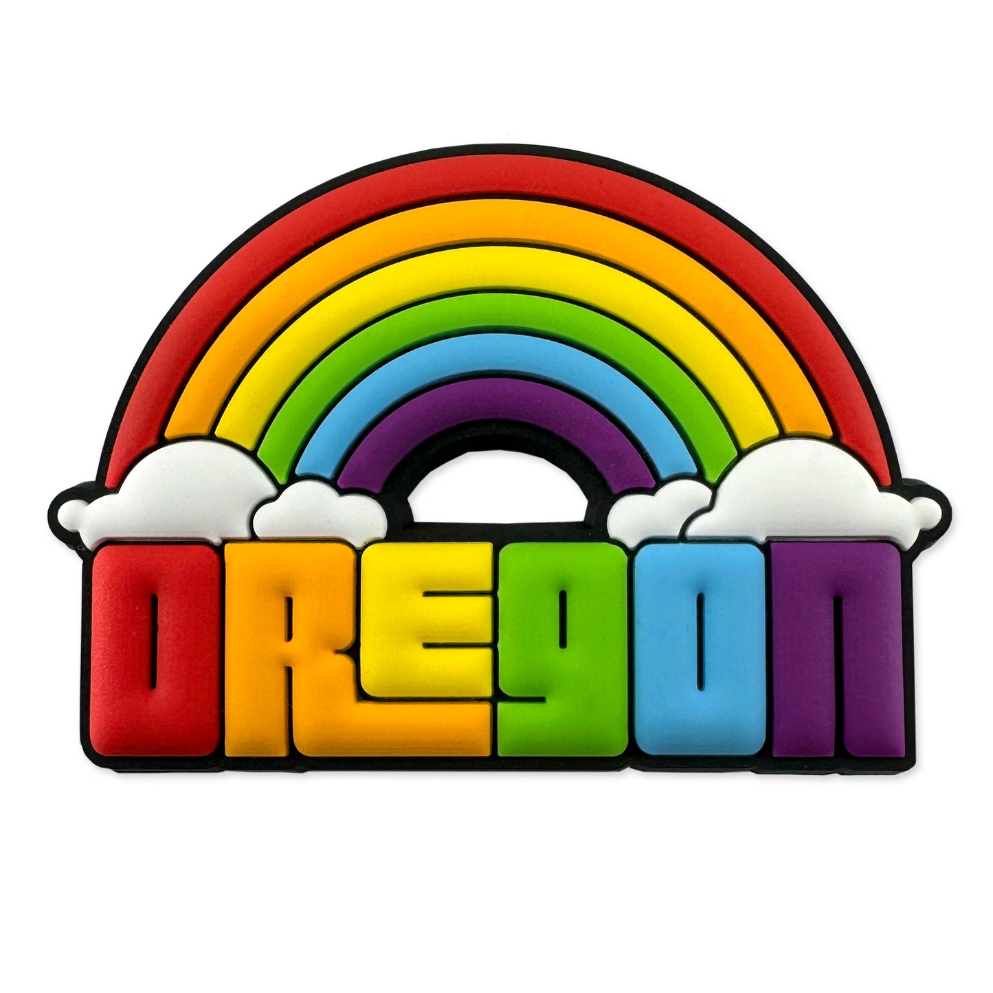 Oregon Dreaming Rainbow PVC | Refrigerator Magnet