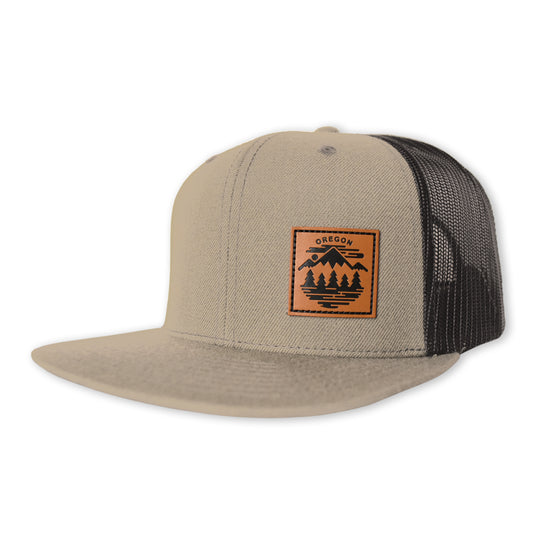 Oregon Fifty Ranges Flat bill snapback hat