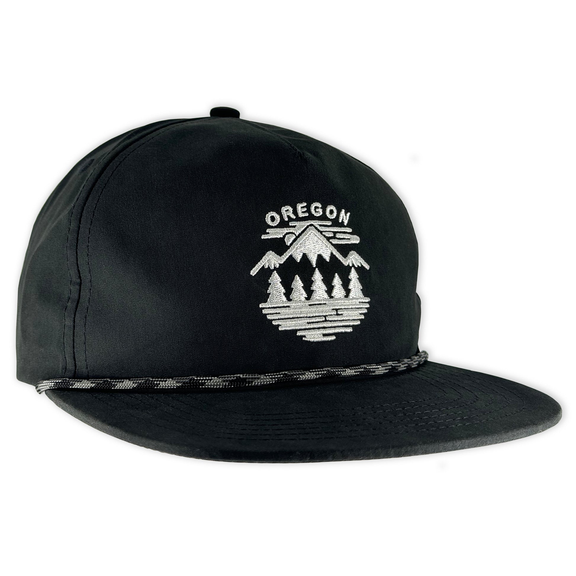 Oregon Fifty Ranges Flat bill camper snapback hat