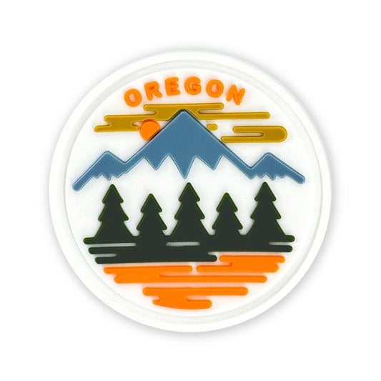 Oregon Fifty Mountain Ranges | PVC sew-on patch