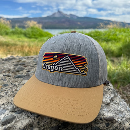 Oregon Horizons Curved bill snapback hat