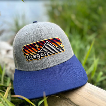 Oregon Horizons Curved bill snapback hat