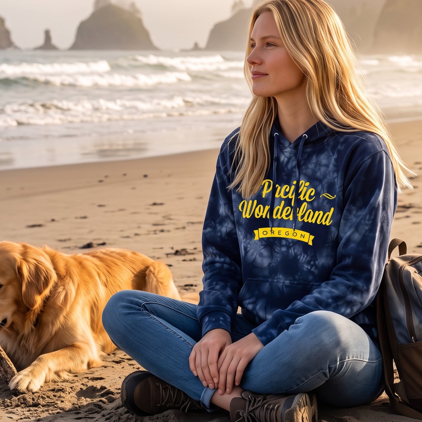 Oregon Pacific Wonderland Vintage | Premium Pullover Hoodie