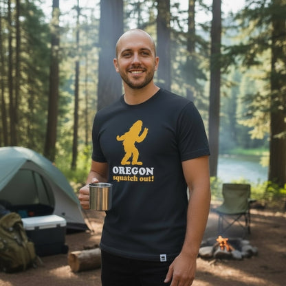 Squatch Out Oregon Bigfoot | Adult T-Shirt
