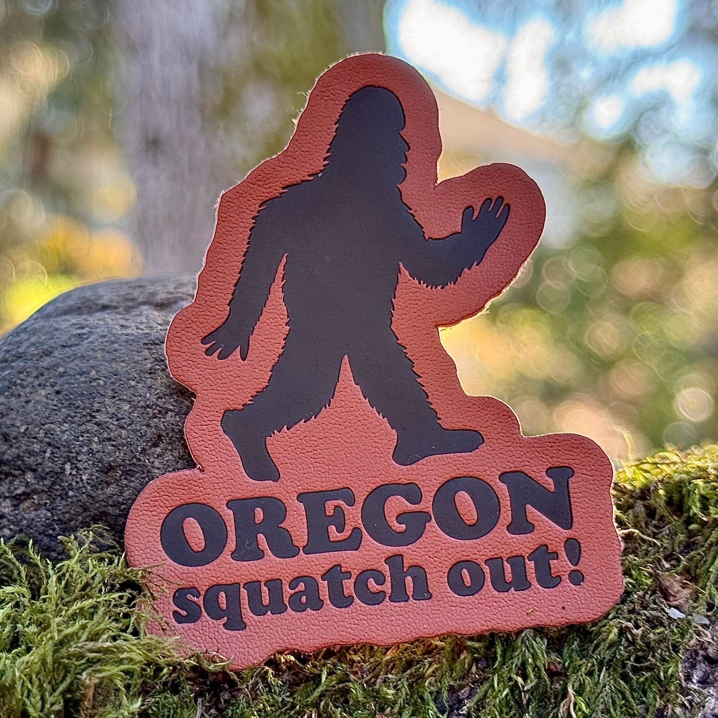 Squatch Out Oregon Bigfoot | Iron-on Embroidered Patch