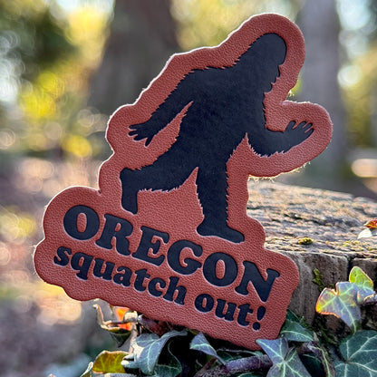 Squatch Out Oregon Bigfoot | Iron-on Embroidered Patch