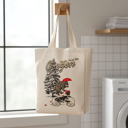 Oregon Pacific North Wet Bear | Market Tote Bag