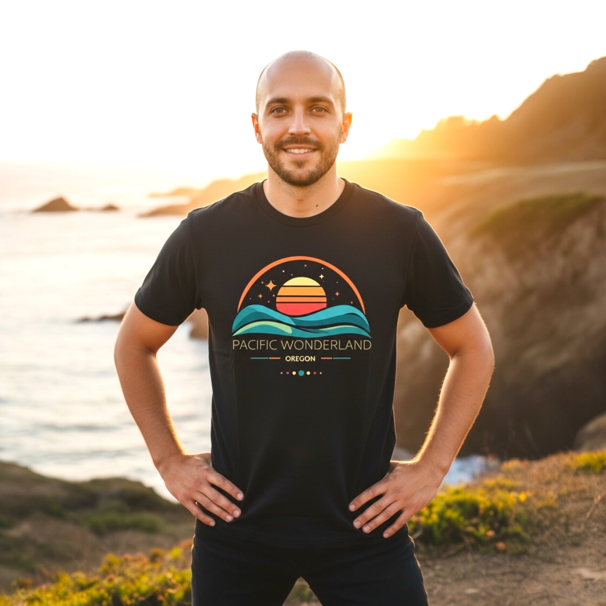 Oregon Pacific Wonderland Twilight | Adult T-Shirt