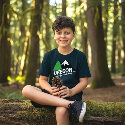 Oregon Pacific Wonderland Vintage | Youth T-Shirt