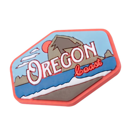 Oregon Coast Vintage 3D PVC Refrigerator Magnet showcasing beautiful coastal scenery, perfect for anyone who loves Oregon coast magnet souvenirs.