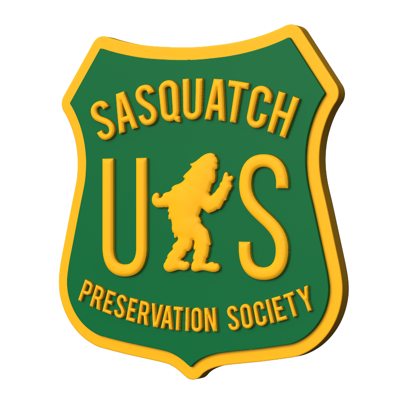 Sasquatch Preservation Society | PVC Refrigerator Magnet featuring a detailed Bigfoot design, durable PVC construction, and strong magnetic backing