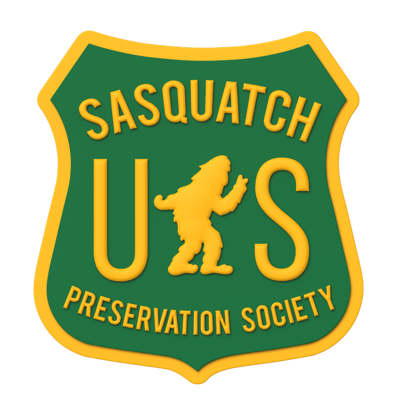 Sasquatch Preservation Society | PVC Refrigerator Magnet, a fun Sasquatch magnet for refrigerators, lockers, campers, and Bigfoot fans