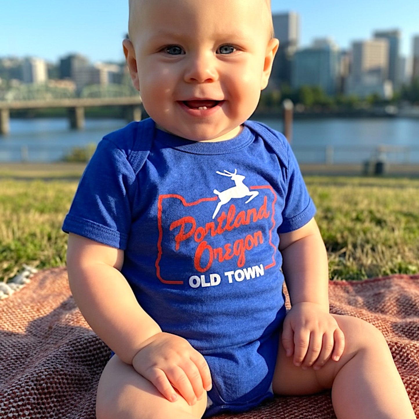 White Stag Sign Portland Oregon | Infant Bodysuit