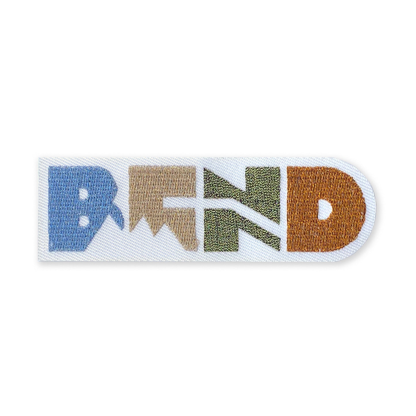 Bend Bend Iron-on Embroidered Patch