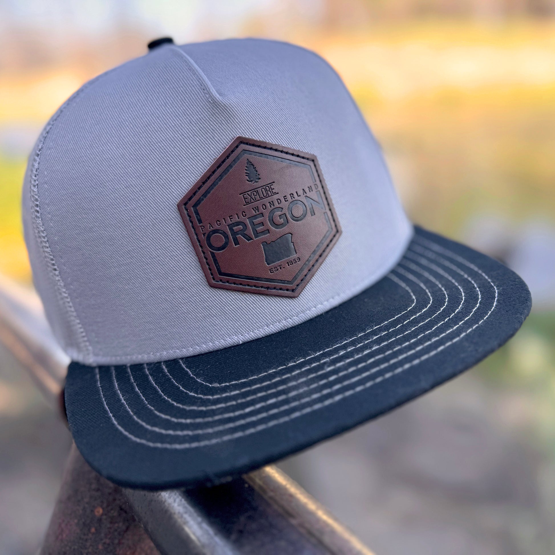 Explore Oregon Flat bill snapback hat