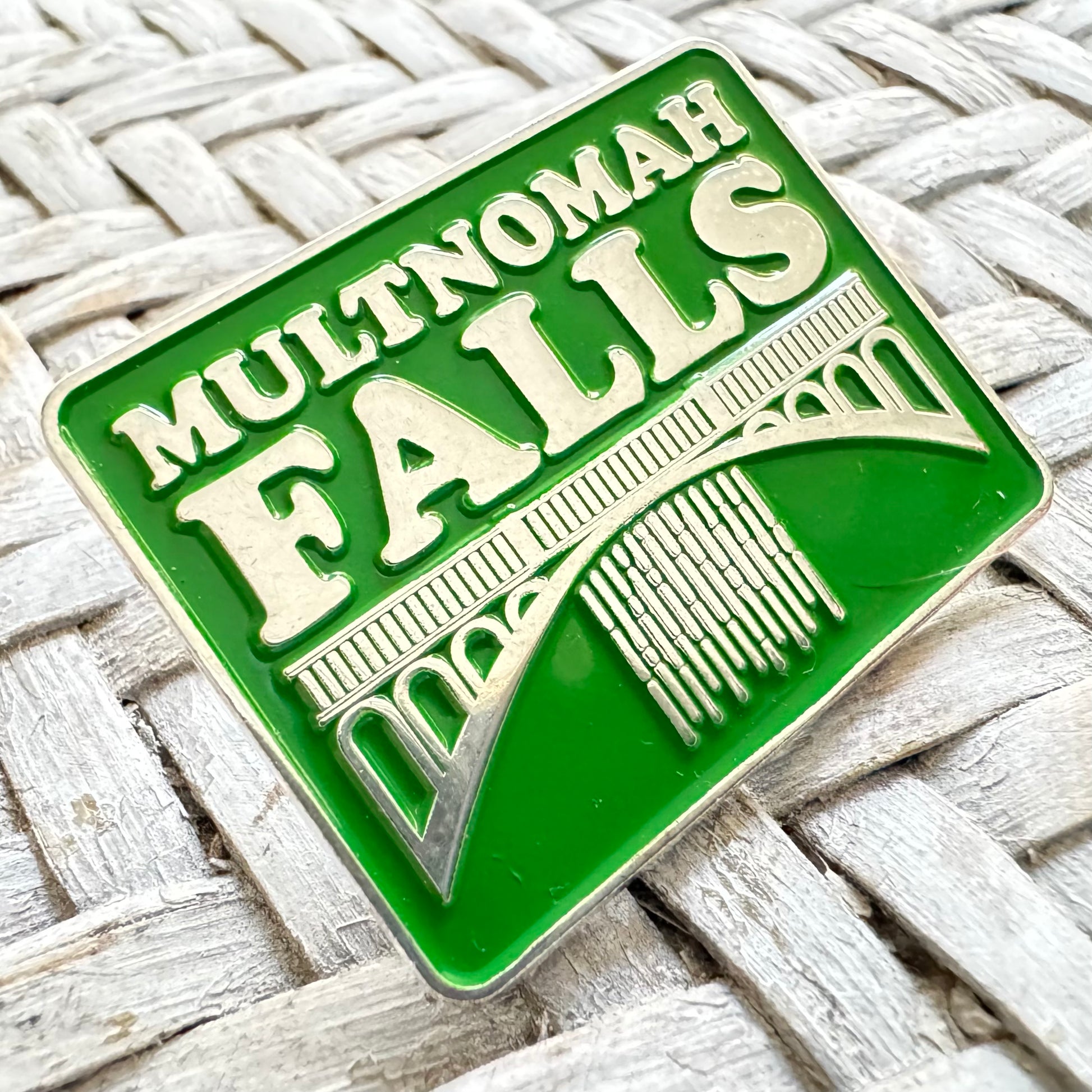 Multnomah Falls Oregon Waterfall | Enamel Lapel Pin