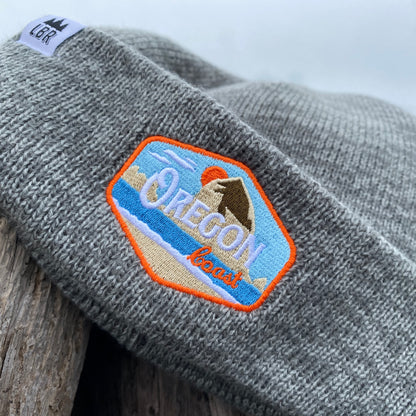 Oregon Coast Vintage Knit Beanie