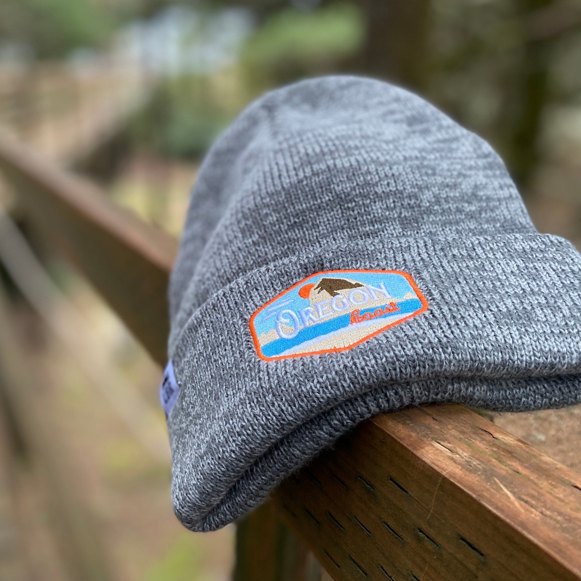 Oregon Coast Vintage Knit Beanie