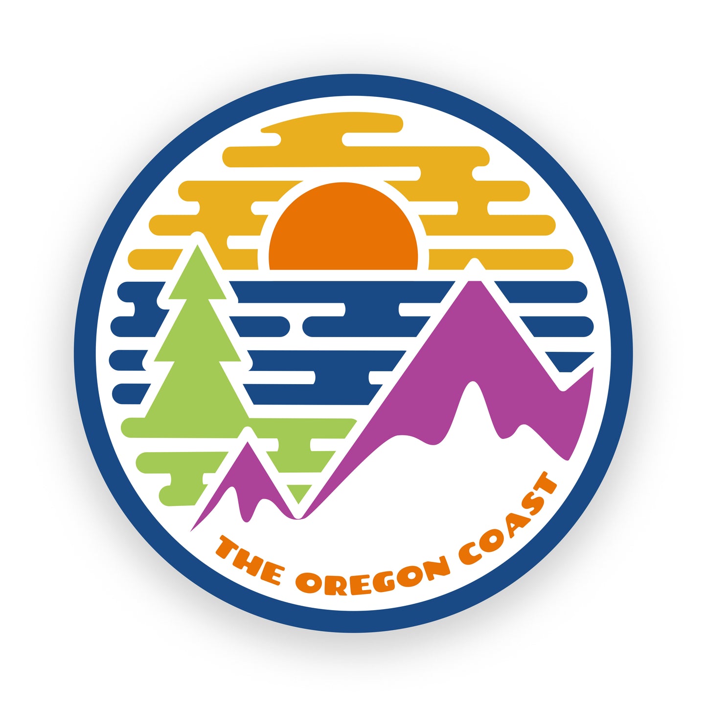 Oregon Coast Wayside Sticker