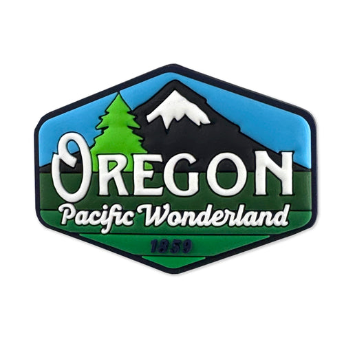 Oregon Pacific Wonderland Vintage | PVC Refrigerator Magnet