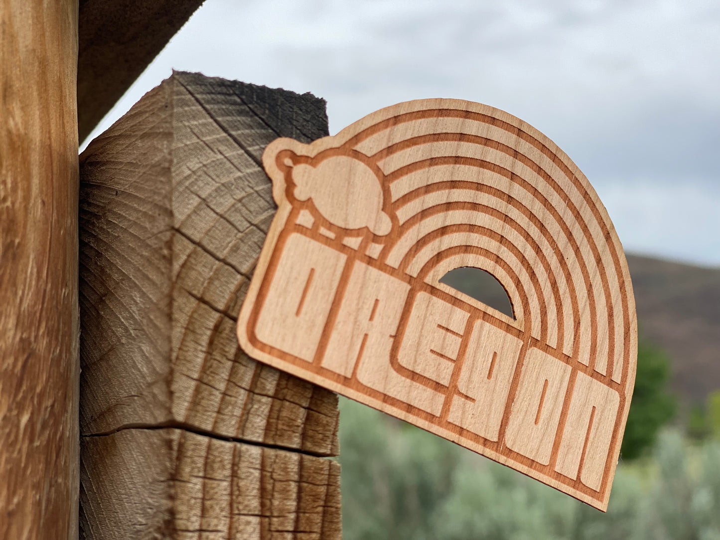 Oregon Dreaming | Wooden Sticker