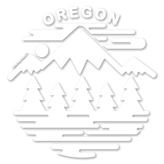 Oregon Fifty Ranges | Vinyl Decal