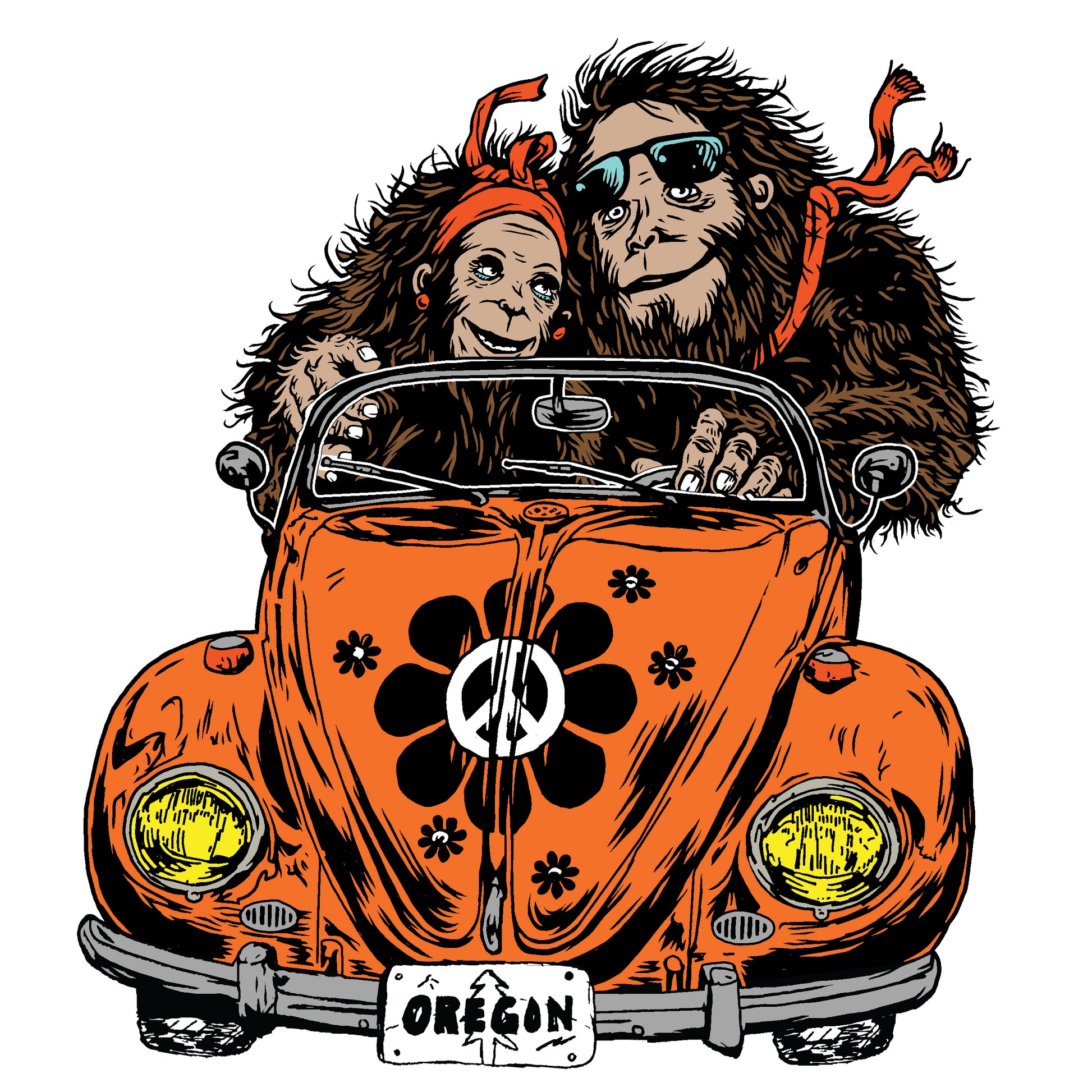 Oregon Bug Squatch Sticker