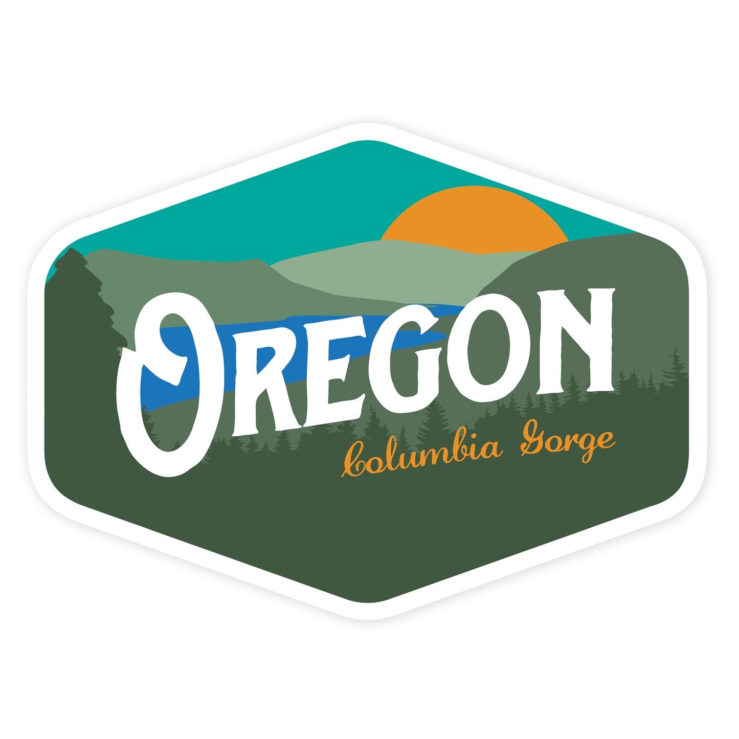 Oregon Columbia Gorge Vintage | Sticker