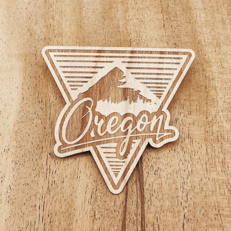 Oregon Vice | Wooden Sticker