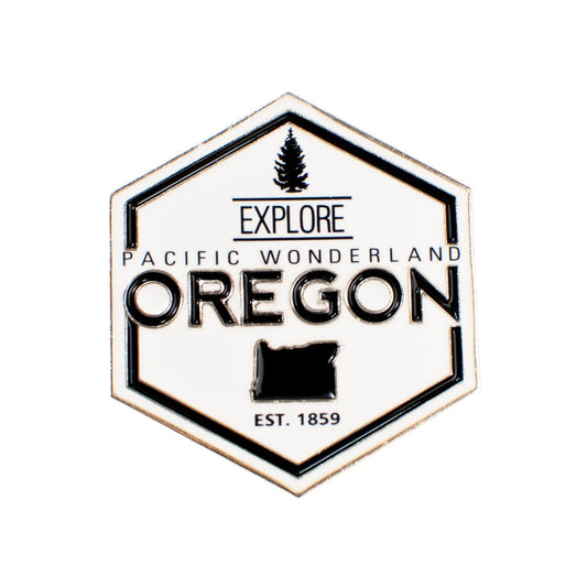 Explore Pacific Wonderland Oregon | Enamel Lapel Pin