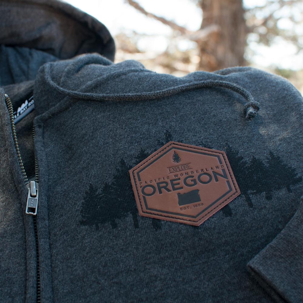 Explore Oregon Unisex Zip Hoodie