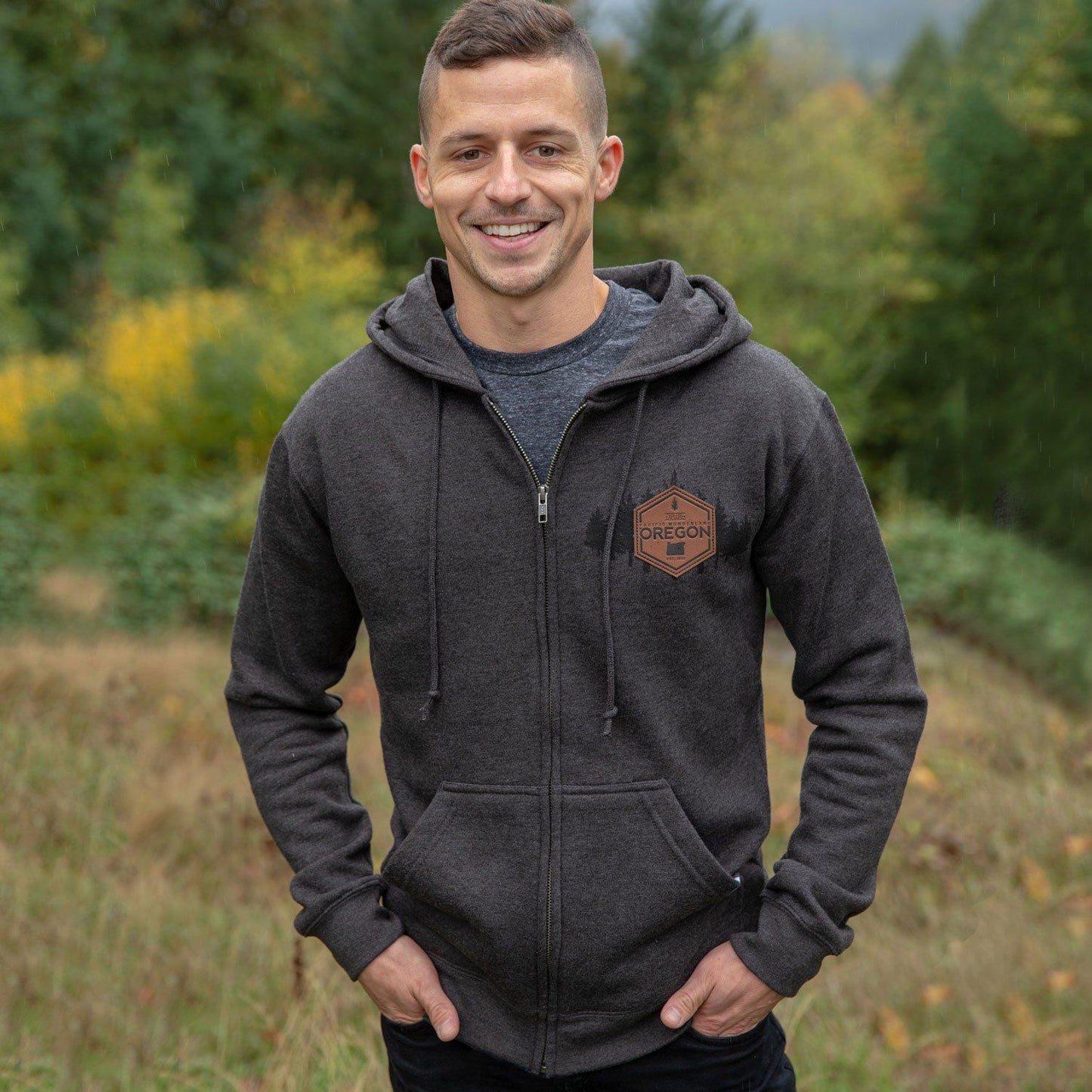 Explore Oregon Unisex Zip Hoodie