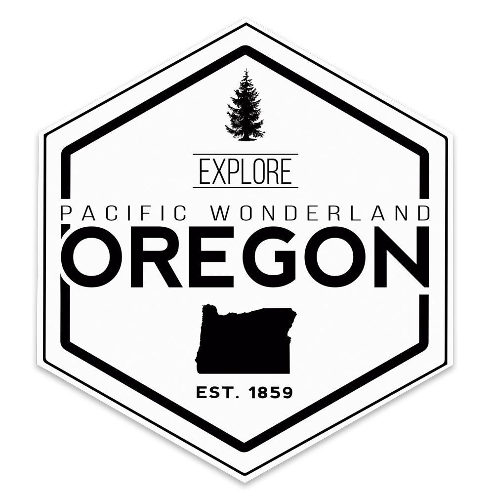 Explore Pacific Wonderland Oregon | Sticker